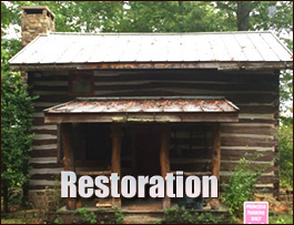 Historic Log Cabin Restoration  Dhs, Virginia